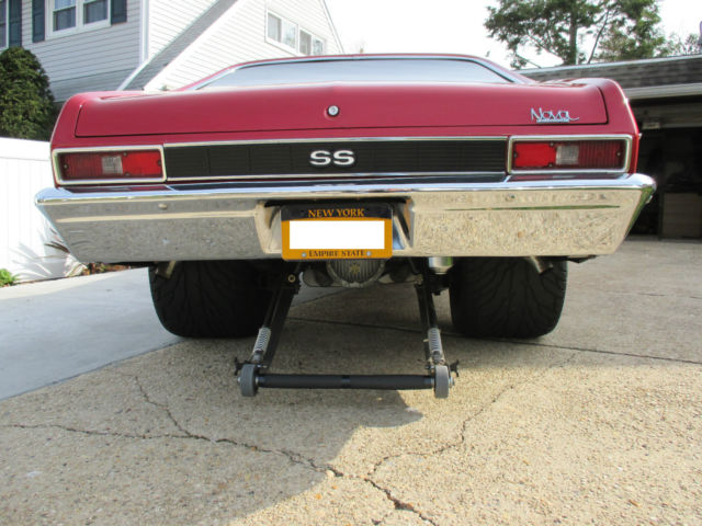 1972 Burgundy Chevrolet Nova Coupe