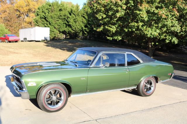 1972 Green Chevrolet Nova Coupe