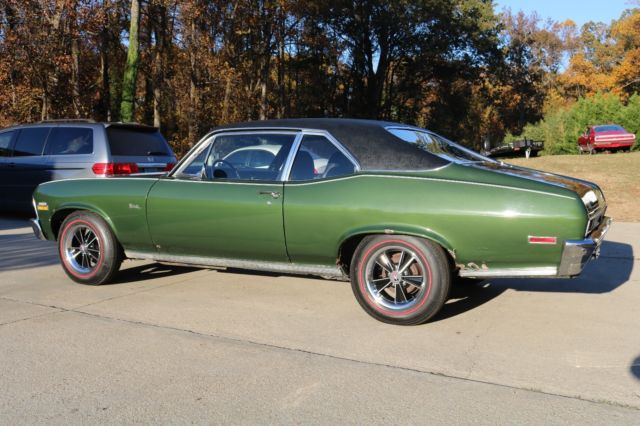 1972 Green Chevrolet Nova Coupe