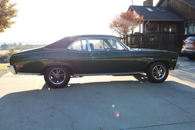 1972 Green Chevrolet Nova Coupe