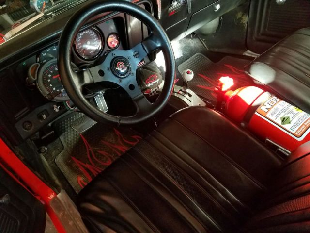 1972 Red Chevrolet Nova Coupe