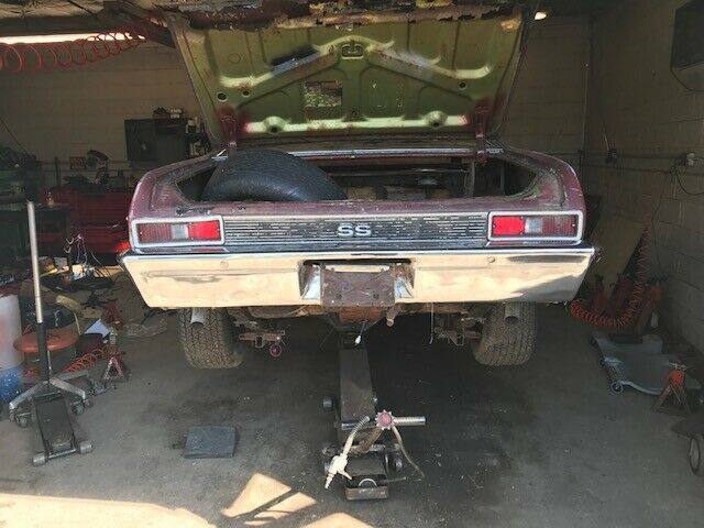 1972 Burgundy Chevrolet Nova Coupe