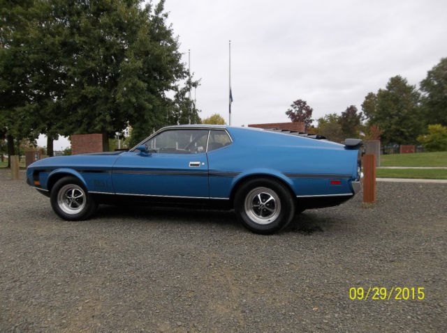 1972 Numbers Matching Ford Mustang Mach 1 Not Shelby, Cobra, Boss ...