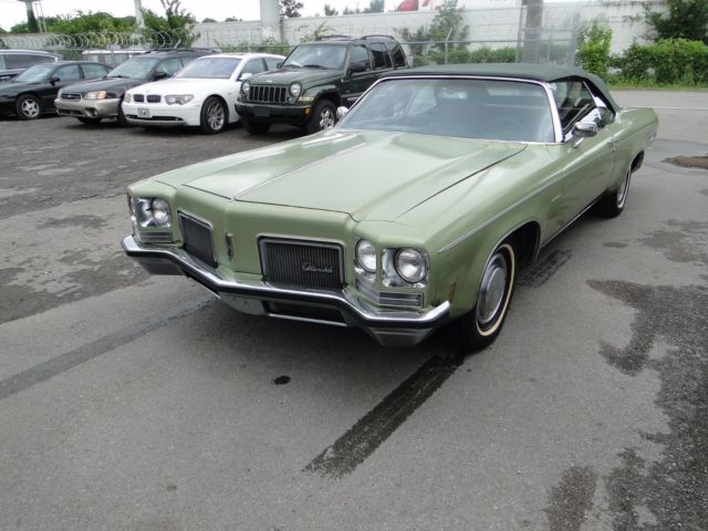 1972 Green Oldsmobile Eighty-Eight Convertible