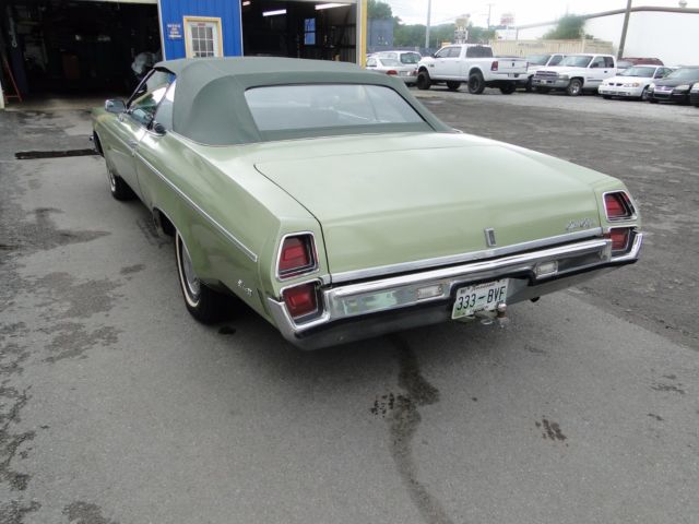 1972 Green Oldsmobile Eighty-Eight Convertible