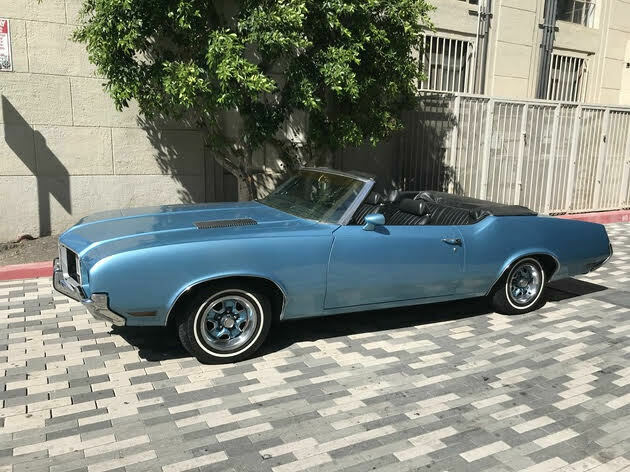 1972 Light Blue Metallic Oldsmobile 442 Convertible