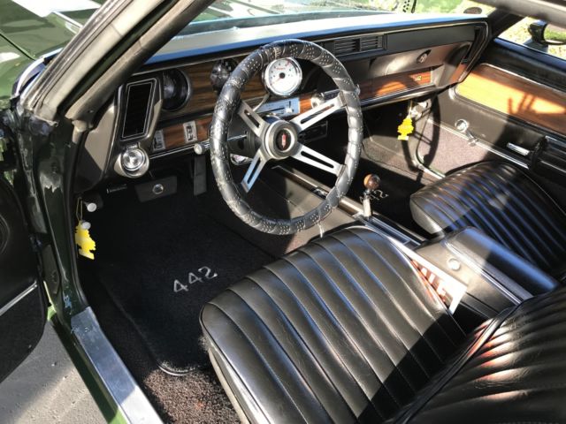 1972 Green Oldsmobile 442 Convertible