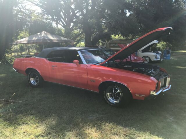 1972 Orange Oldsmobile Cutlass Convertible