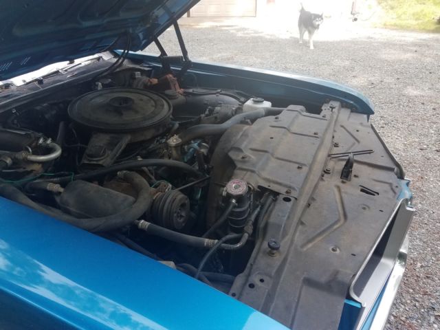 1972 Blue Oldsmobile 442 Convertible