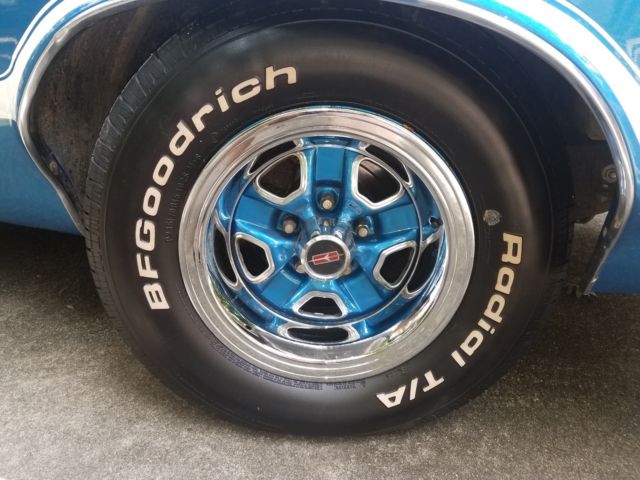 1972 Blue Oldsmobile 442 Convertible