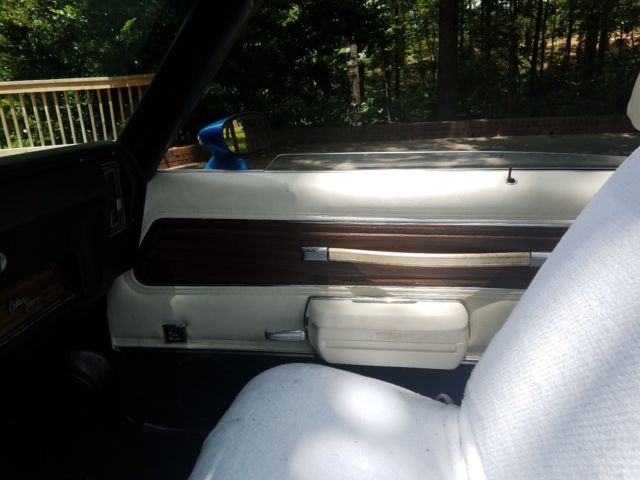 1972 Blue Oldsmobile 442 Convertible