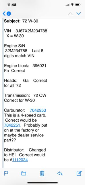 1972 Green Oldsmobile 442 Convertible