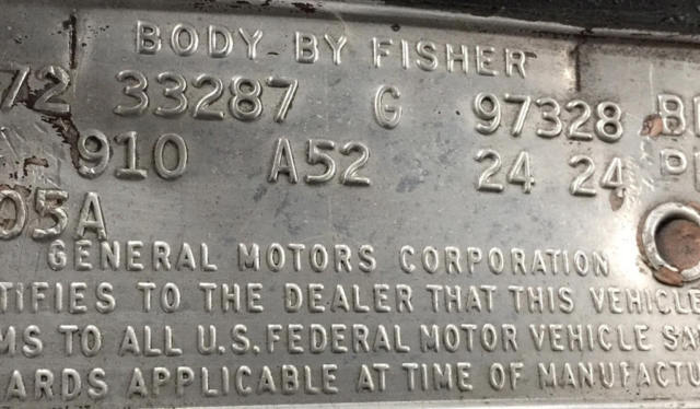 1972 Red Oldsmobile Cutlass Coupe