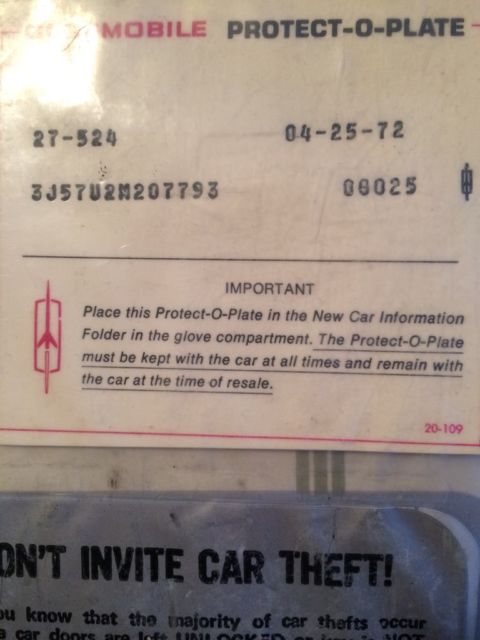 1972 White Oldsmobile Other Coupe