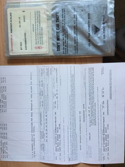 1972 White Oldsmobile Other Coupe