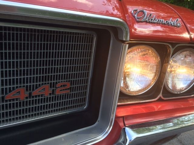 1972 Matador Red Oldsmobile 442 Coupe