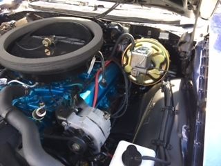 1972 Blue Oldsmobile 442 Convertible