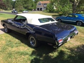 1972 Blue Oldsmobile 442 Convertible