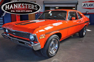 1972 Orange Chevrolet Nova Coupe