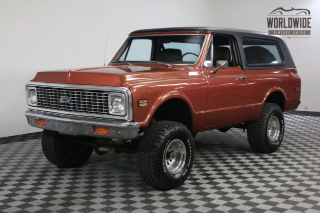 1972 Orange Chevrolet Blazer