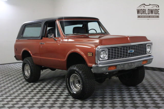 1972 Orange Chevrolet Blazer