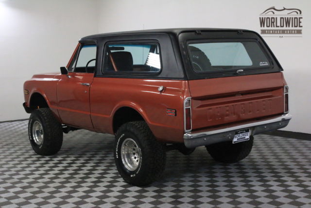 1972 Orange Chevrolet Blazer
