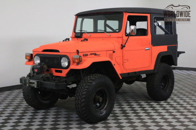 1972 Orange Toyota Land Cruiser