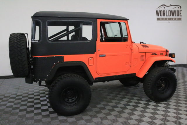 1972 Orange Toyota Land Cruiser