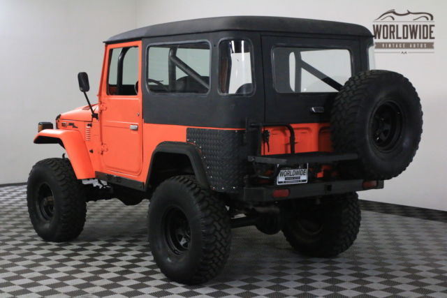 1972 Orange Toyota Land Cruiser