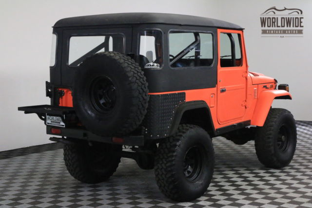 1972 Orange Toyota Land Cruiser