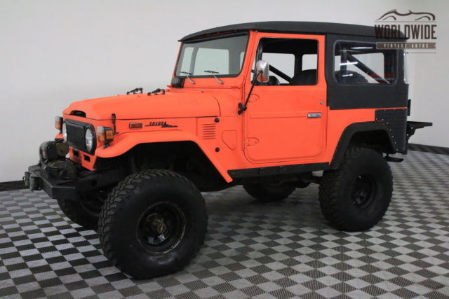 1972 Orange Toyota Land Cruiser
