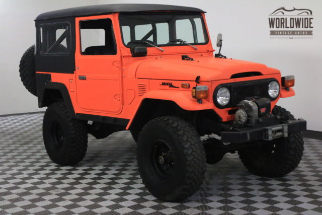 1972 Orange Toyota Land Cruiser