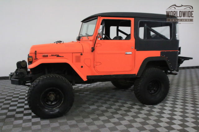 1972 Orange Toyota Land Cruiser