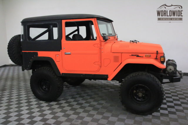 1972 Orange Toyota Land Cruiser