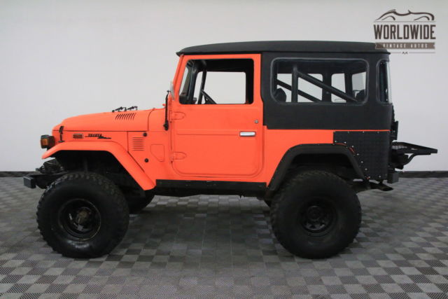 1972 Orange Toyota Land Cruiser