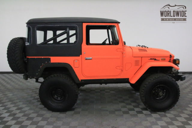 1972 Orange Toyota Land Cruiser