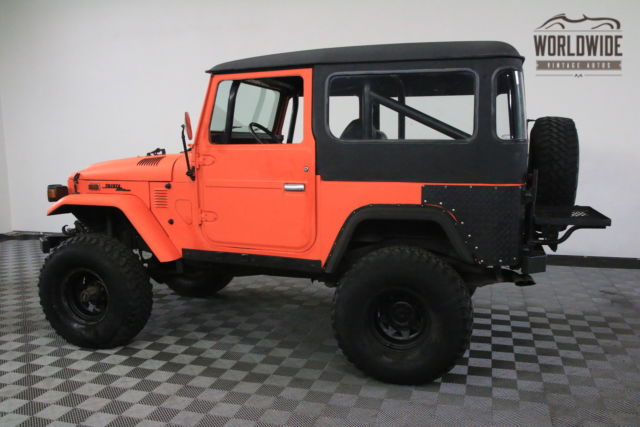 1972 Orange Toyota Land Cruiser