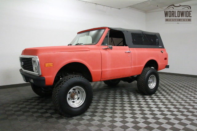 1972 Orange Chevrolet Blazer