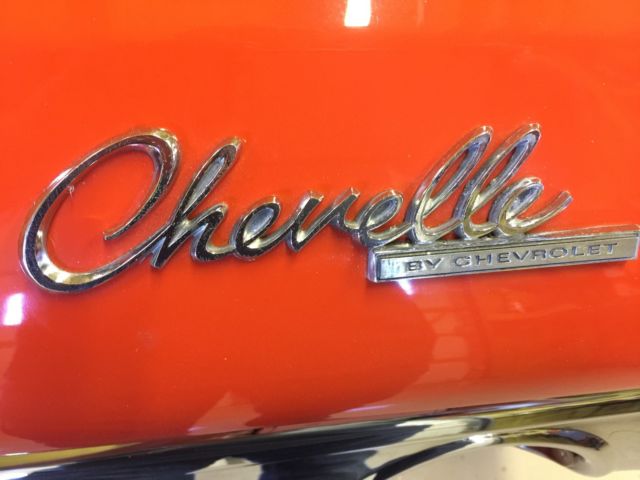 1972 Orange Chevrolet Chevelle Coupe