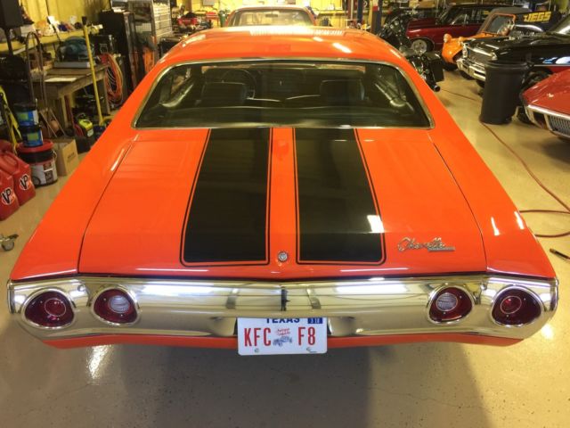 1972 Orange Chevrolet Chevelle Coupe