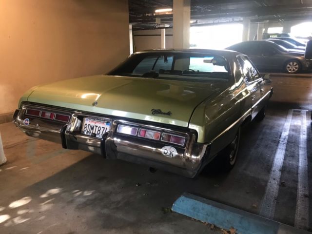1971 GREEN Chevrolet Impala SEDAN