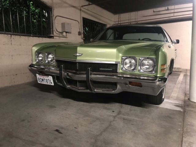 1971 GREEN Chevrolet Impala SEDAN