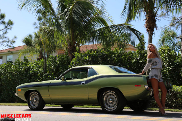 1972 Green Plymouth Barracuda Coupe