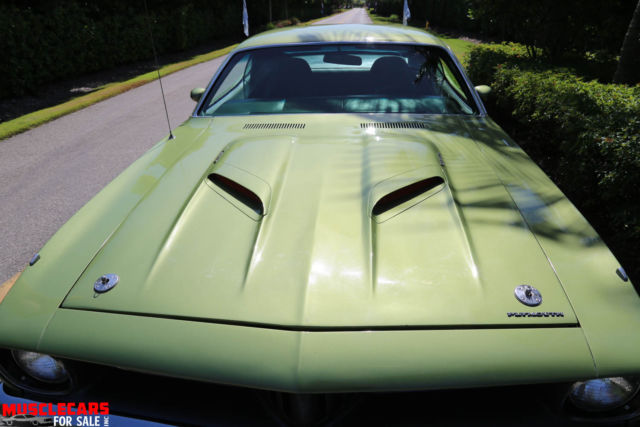 1972 Green Plymouth Barracuda Coupe