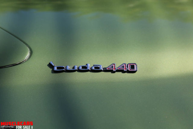 1972 Green Plymouth Barracuda Coupe