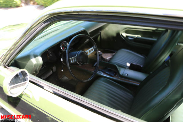 1972 Green Plymouth Barracuda Coupe