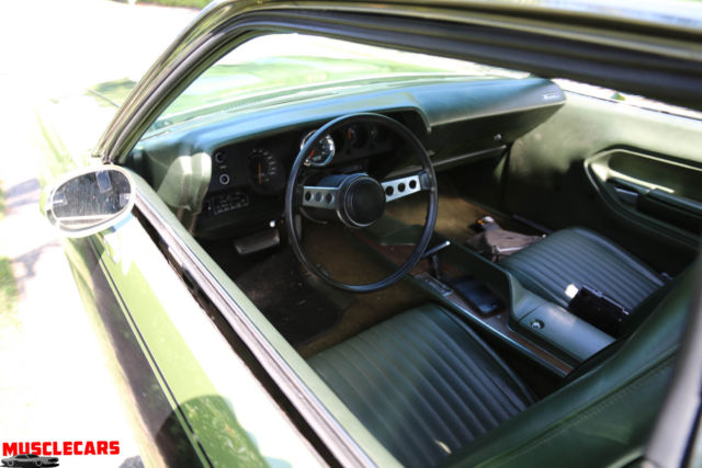 1972 Green Plymouth Barracuda Coupe