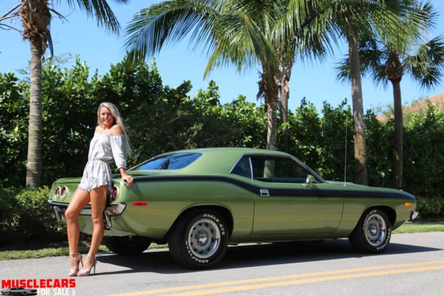 1972 Green Plymouth Barracuda Coupe