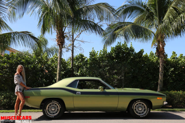 1972 Green Plymouth Barracuda Coupe