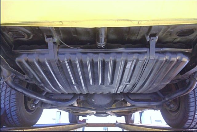 1972 Yellow Pontiac GTO Coupe